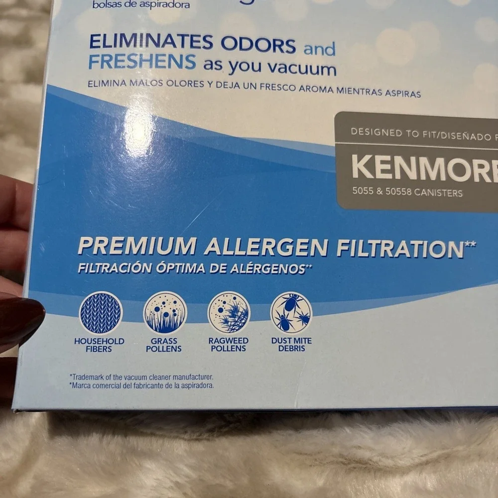 Febreze Spring Renewal 3 Pack Vacuum Bags - Kenmore C 5055 & 50558 Canister fit